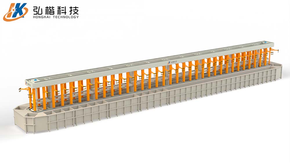环形垂直升降电镀线
